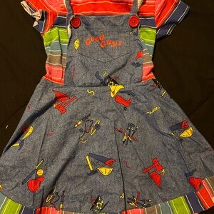 Colorful Striped Good Guys Dress